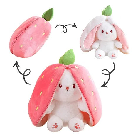 Carrot and strawberry bunny zips