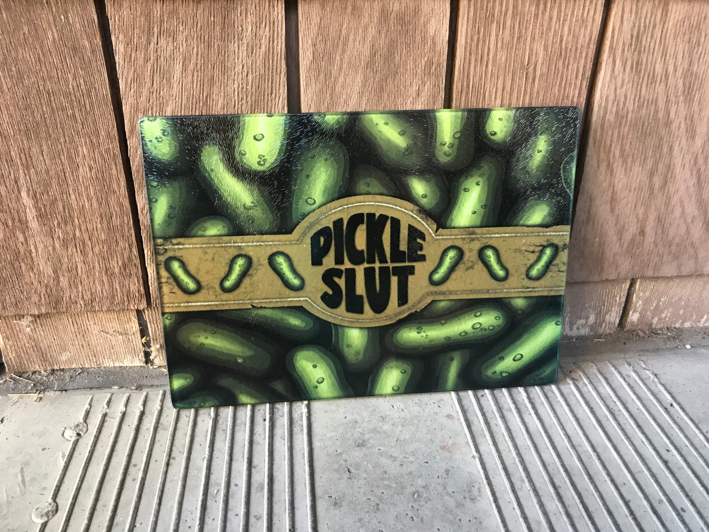 Pickle Slut cutting board