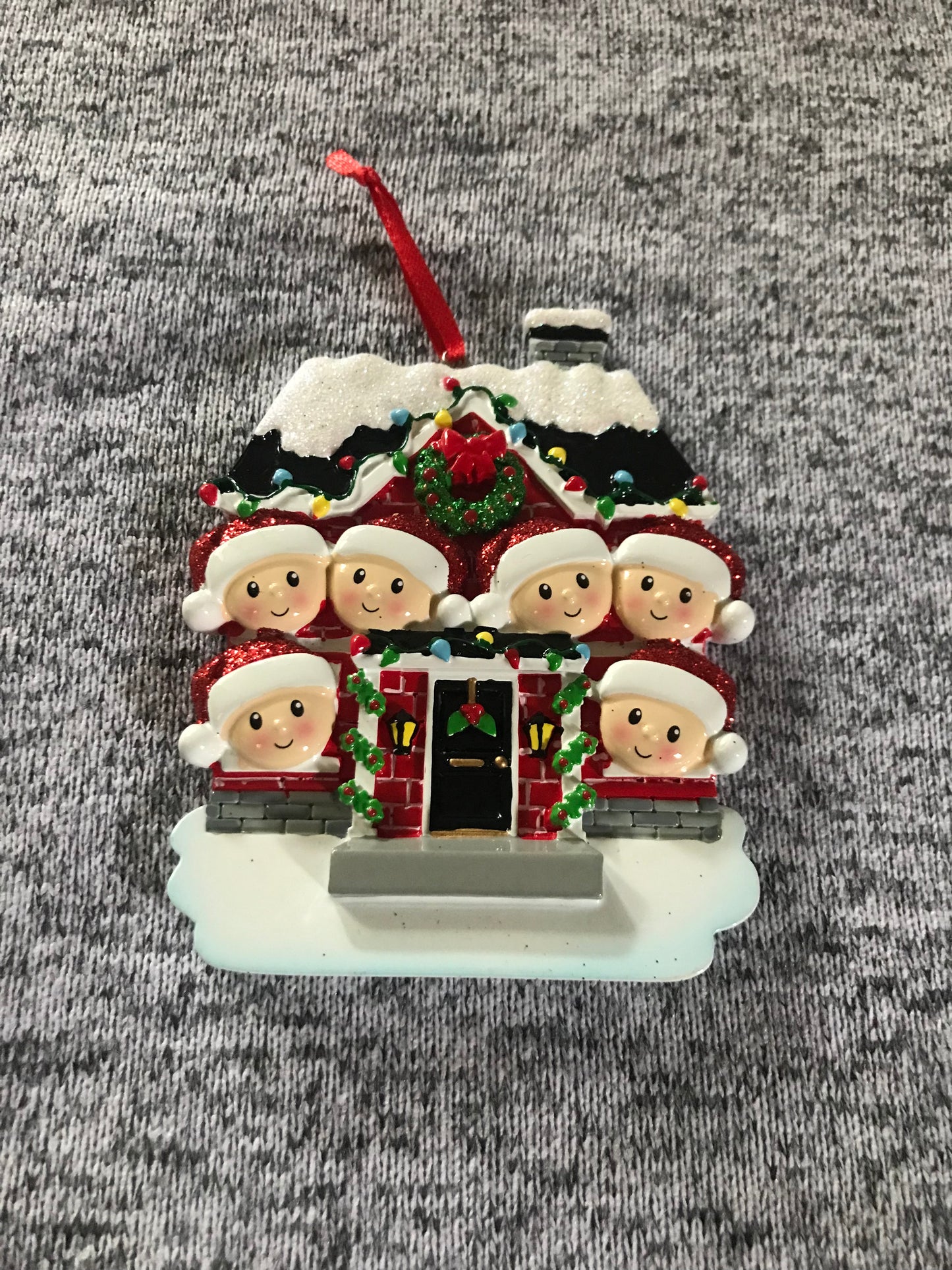 House Family resin ornaments