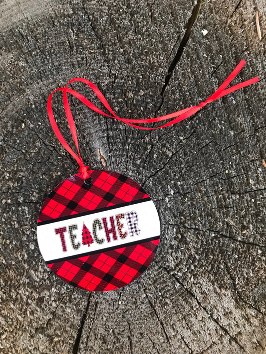 Teacher ornament