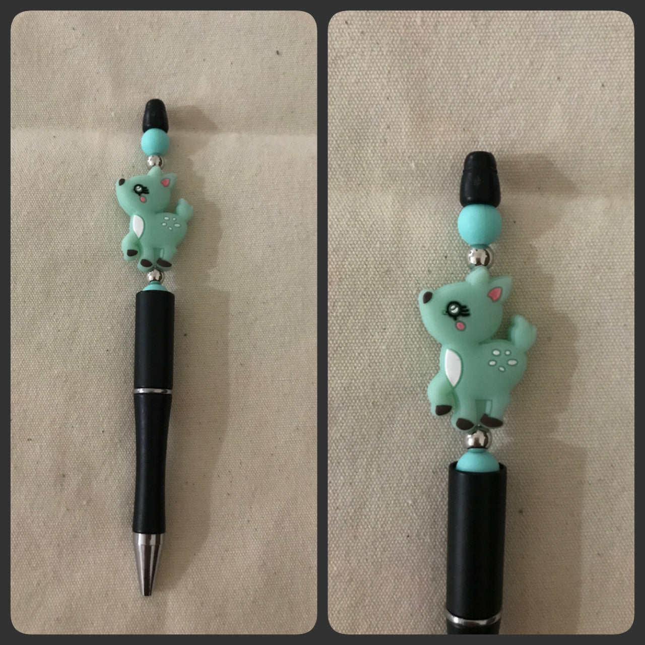 Deer beaded pen