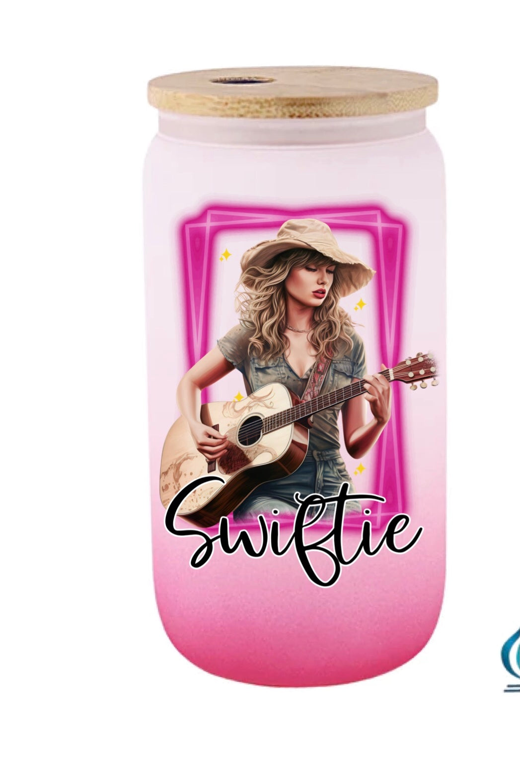 Swiftie pink ombré tumbler