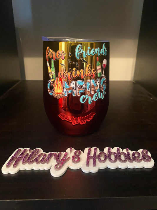 Fire friends and drinks wine cup