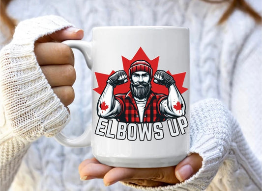 Elbows up male
