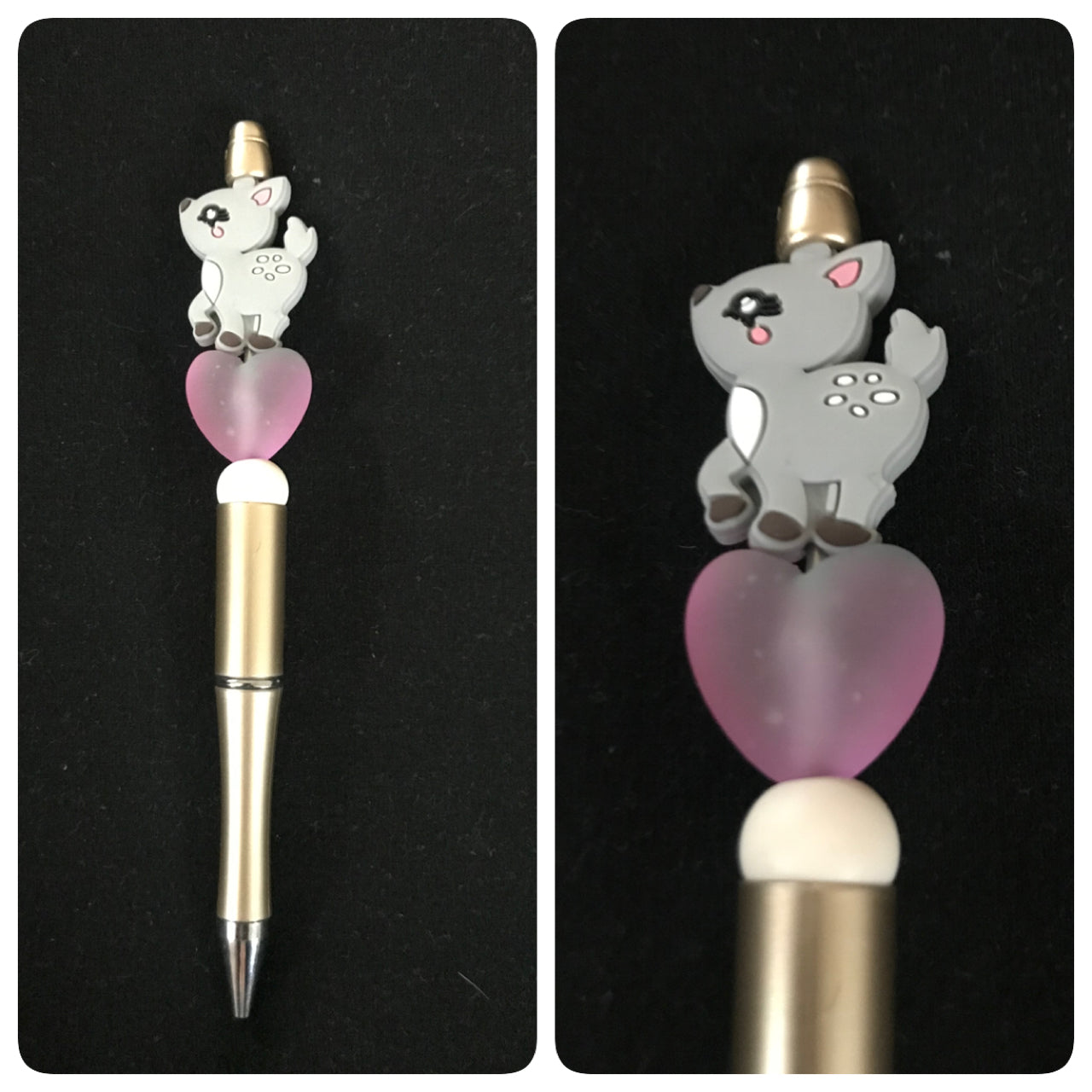 Deer beaded pen