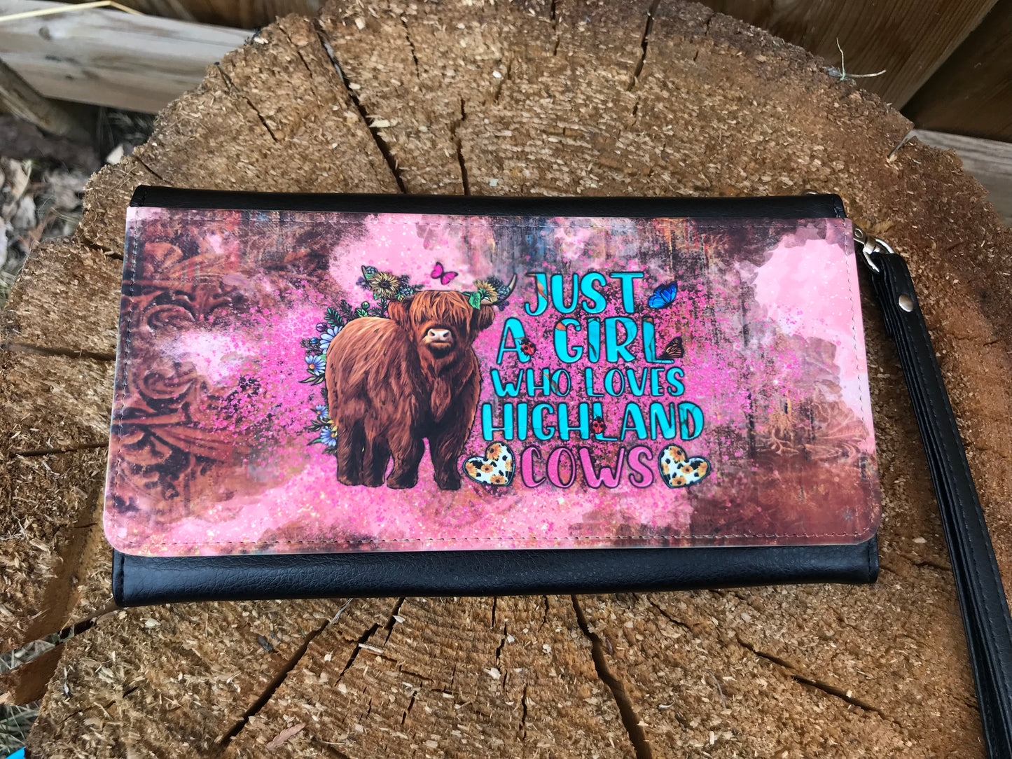 Highland Cow wallet