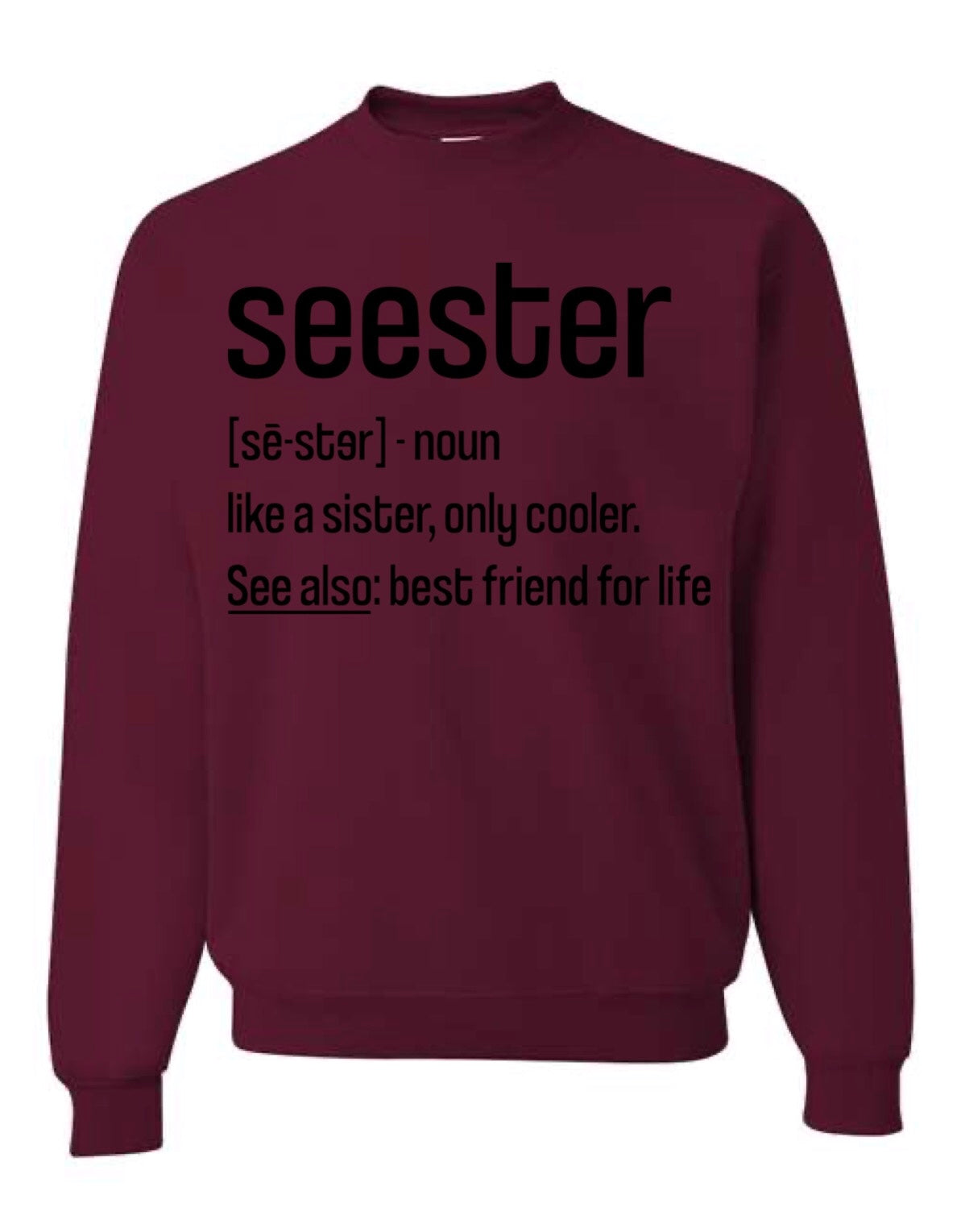 Seester sweatshirt Dark colors