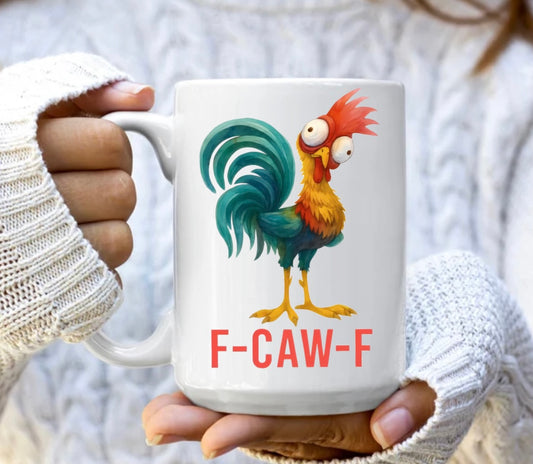 F Caw F 5 mug