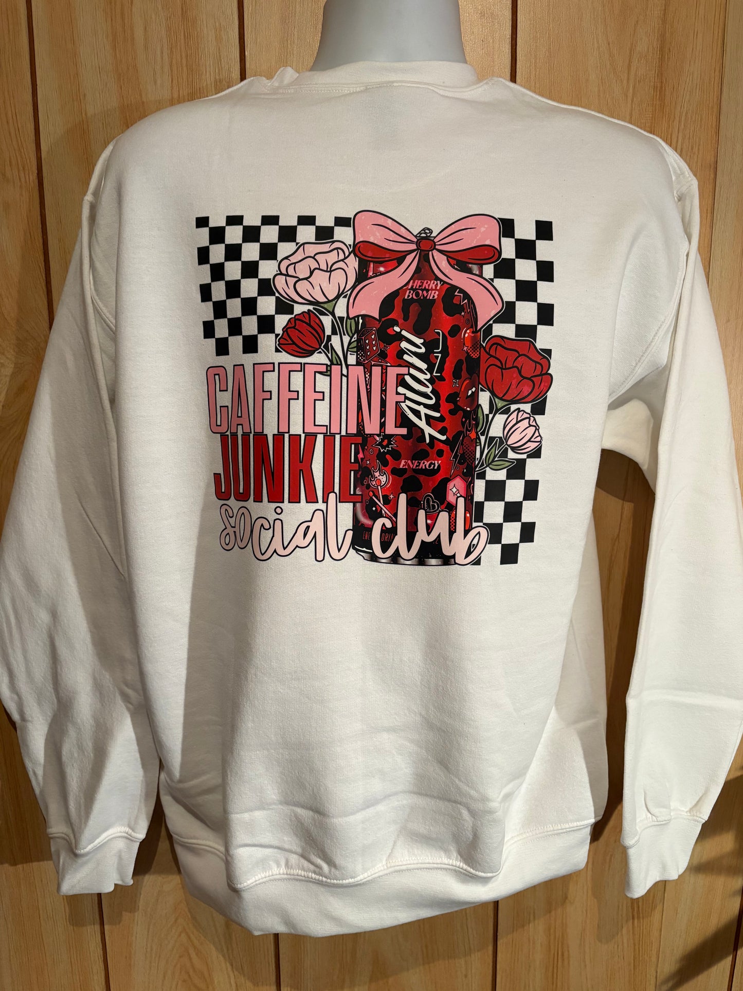 Alani Caffeine junkie social club sweatshirt