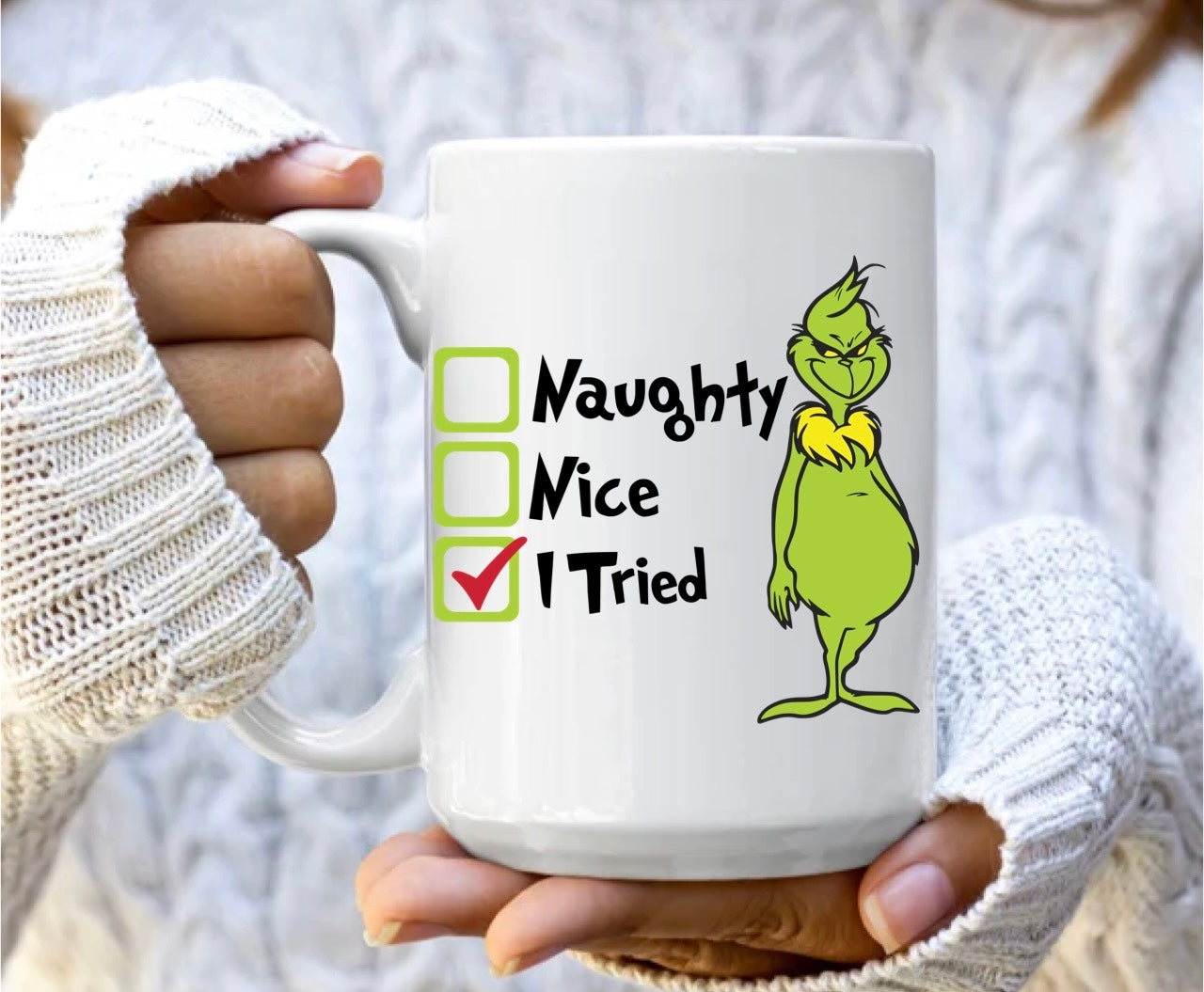 Naughty nice I tried mug