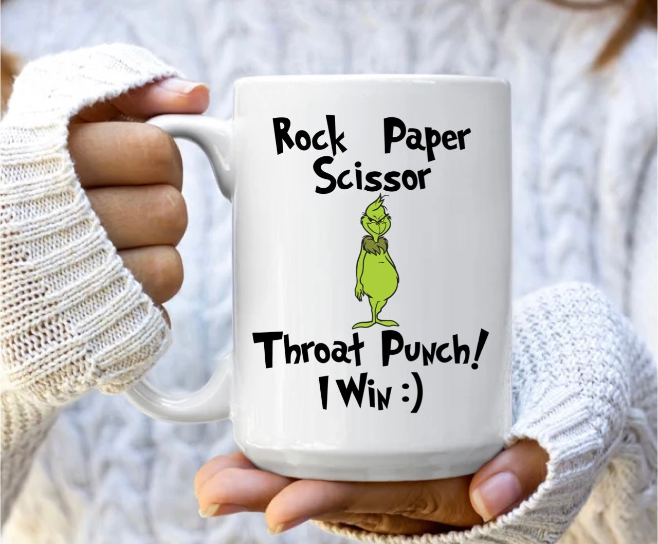 Throat punch mug