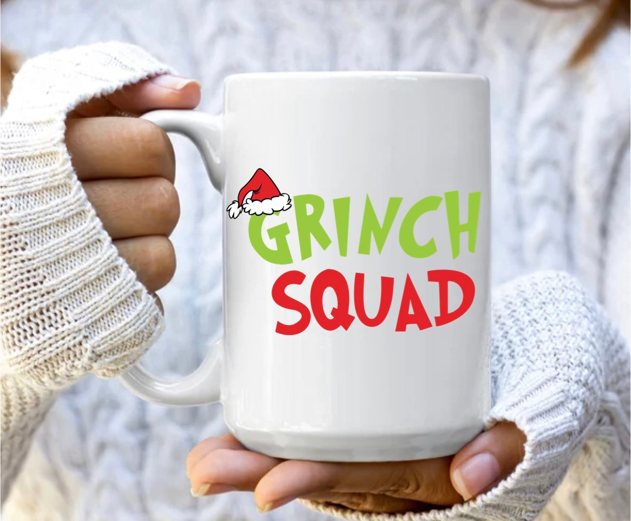 Grinch squad mug