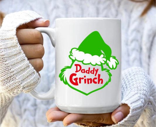 Daddy grinch mug