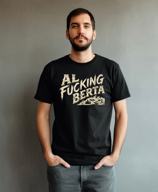 Al Fucking Berta mountains T shirt