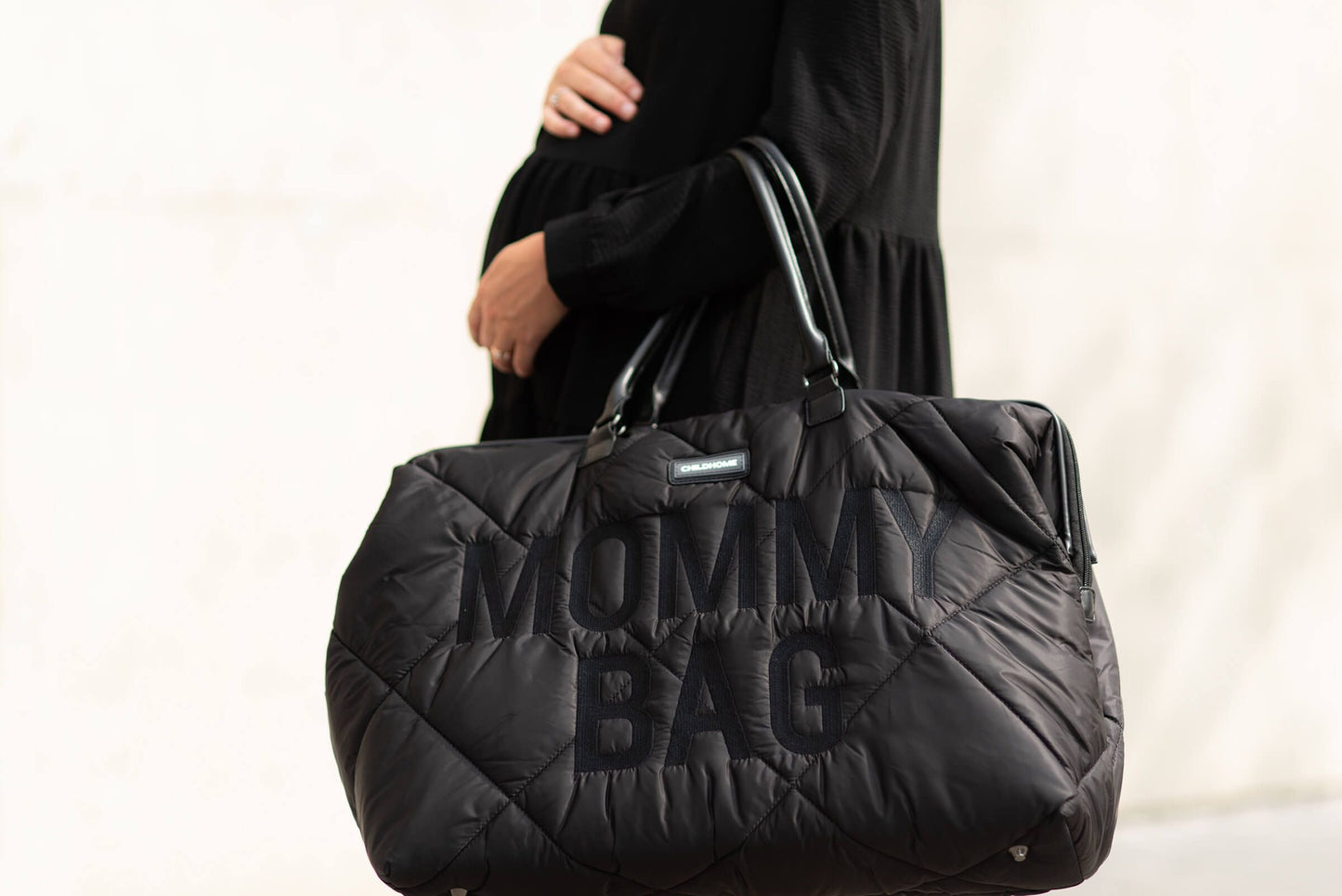 MOMMY BAG - PUFFERED - BLACK