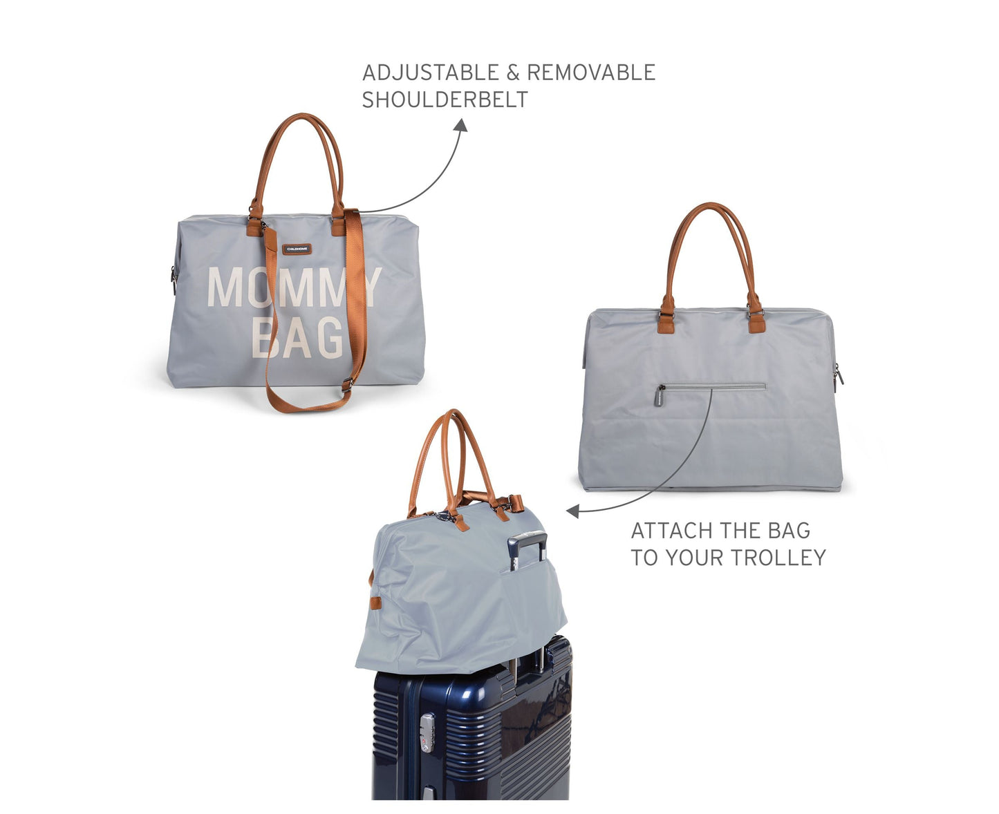 MOMMY BAG GREY