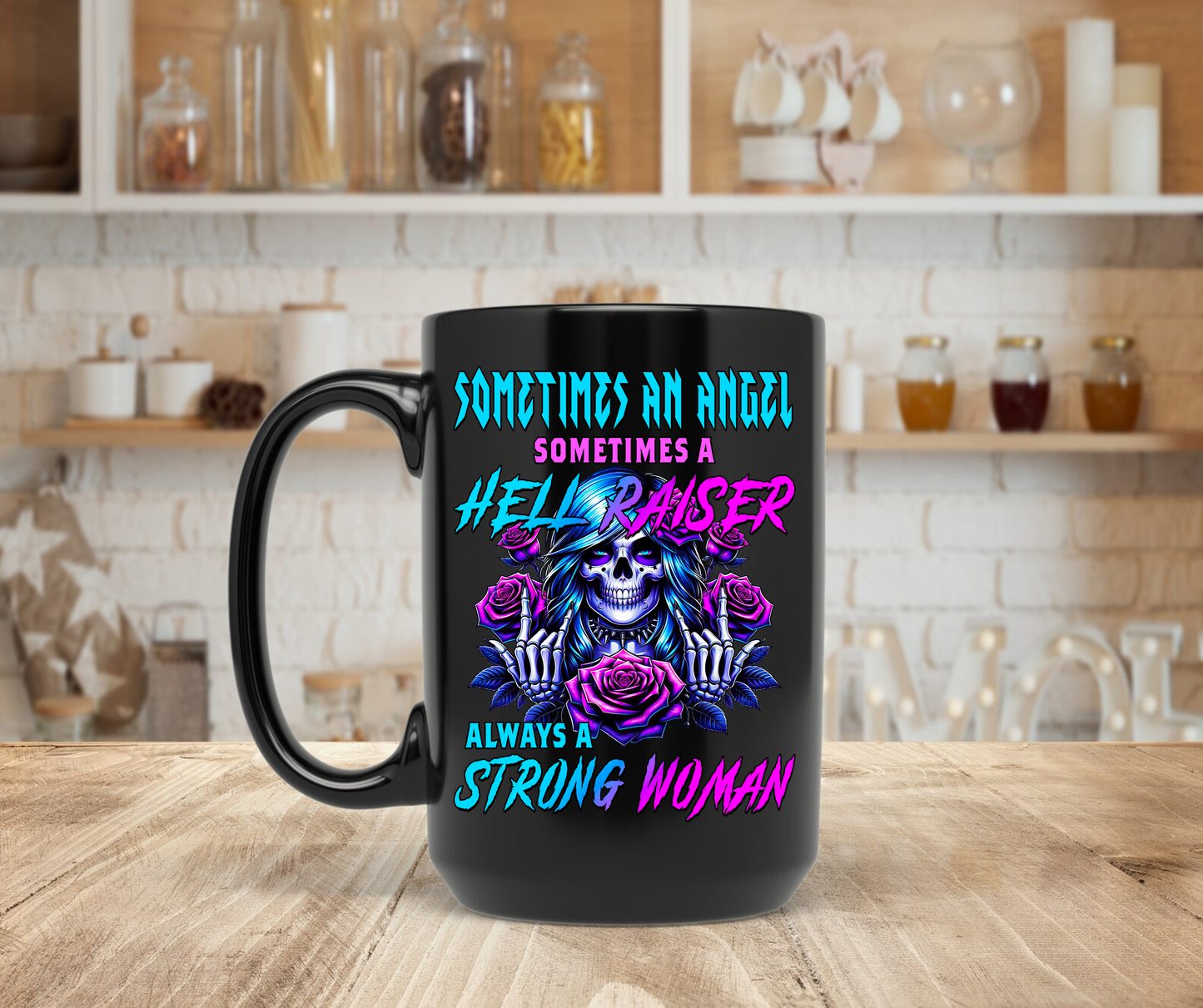 Sometimes and angel sometimes a hell raiser