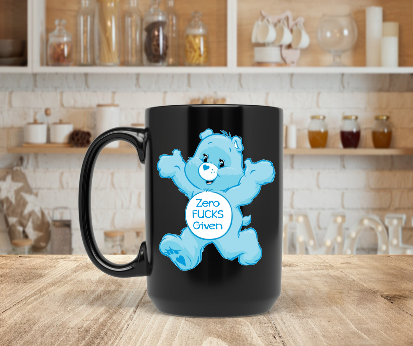 C. Bear Zero fucks given