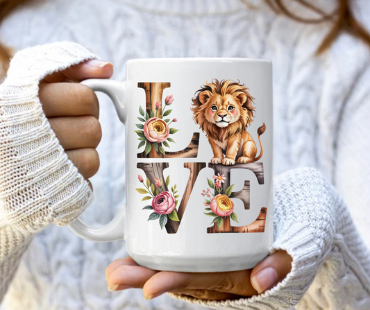LOVE Lion Mug