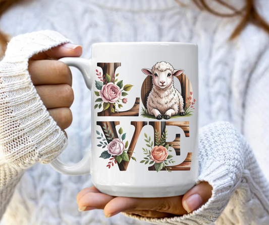 LOVE Lamb Mug