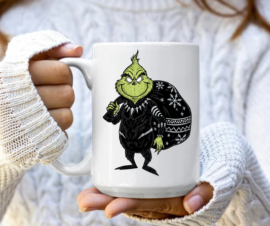 Grinch superhero 9 mug