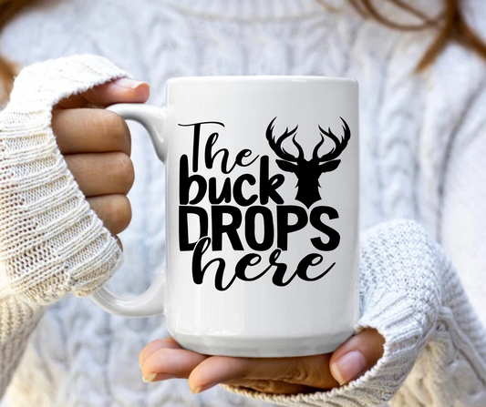The buck drops here mug