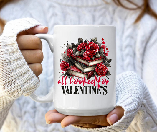 All booked for Valentine's mug