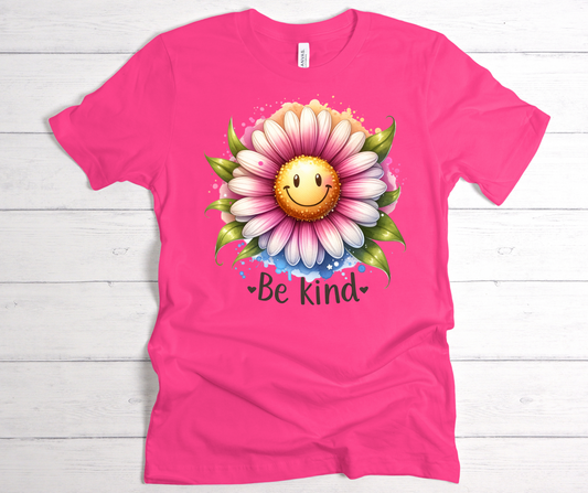 Be kind flower T shirt