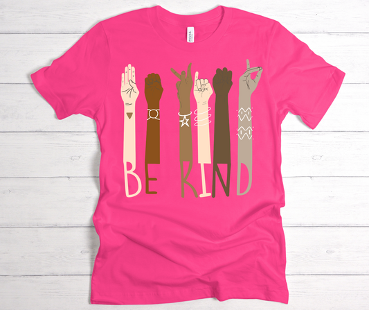 Be kind hands T shirt