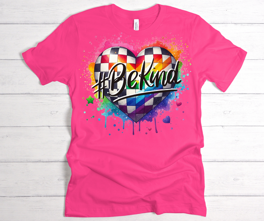 #Be kind heart T shirt