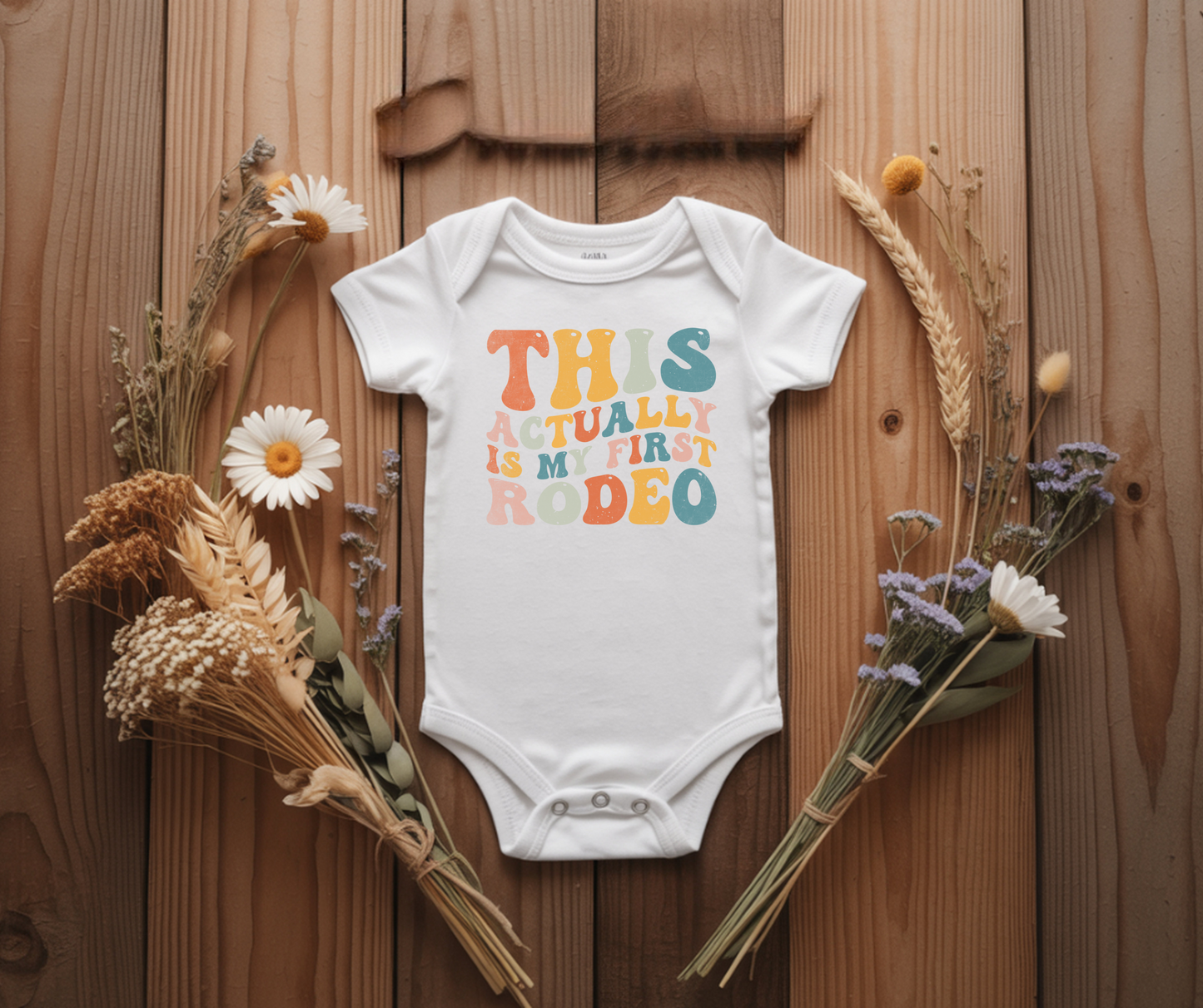 This actually is my first rodeo onesie