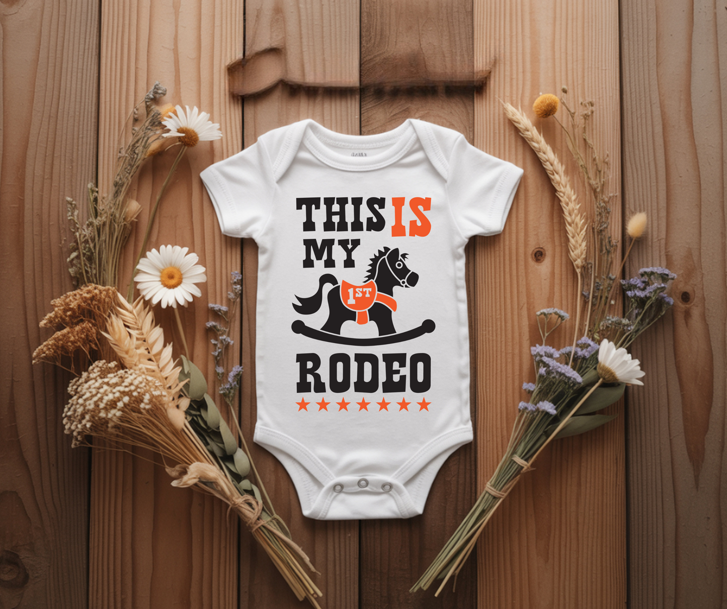 This is my 1st rodeo onesie