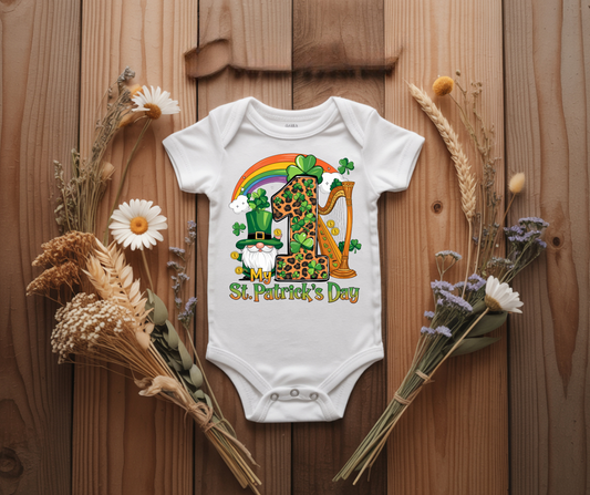 My 1st St. Patrick's Day Gnome onesie