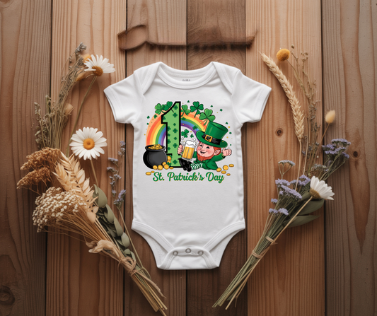 My 1st St. Patrick's Day pot of gold onesie