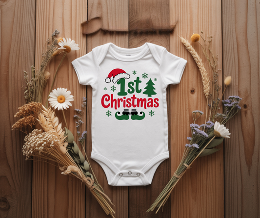 1st Christmas Elf onesie