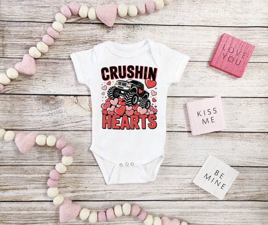 My 1st Valentine's Day crushin hearts