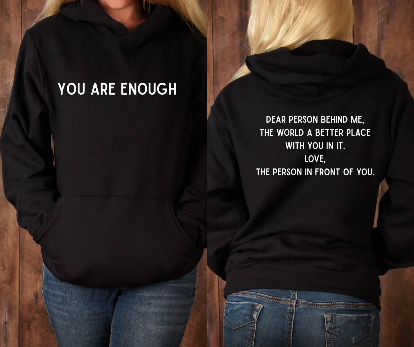 You are enough hoodie