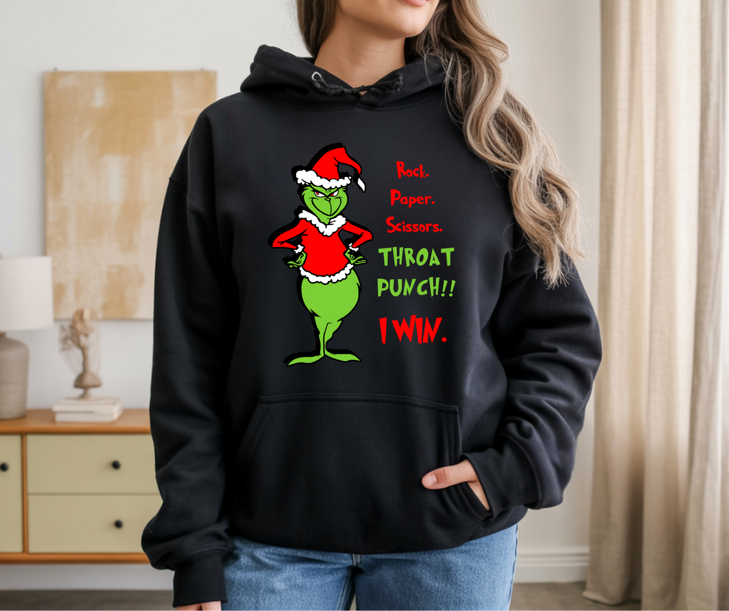 Throat punch hoodie