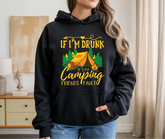 Camping friends fault Hoodie