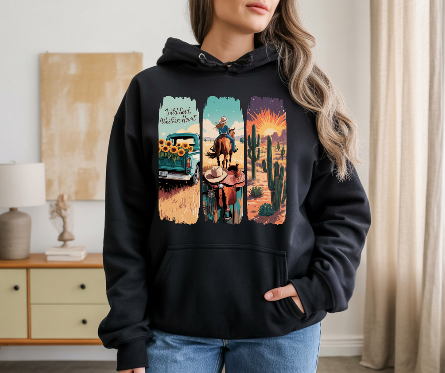 Sunflower heart hoodie
