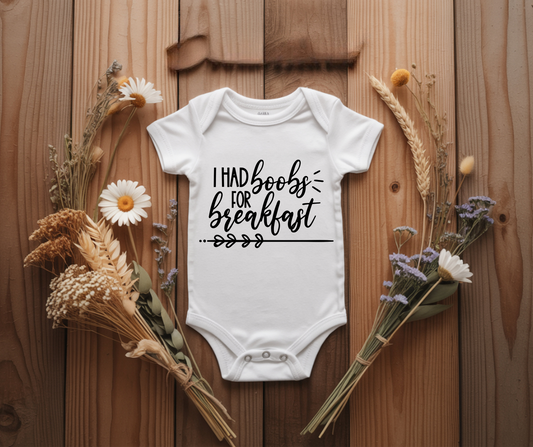 I had boobs for breakfast