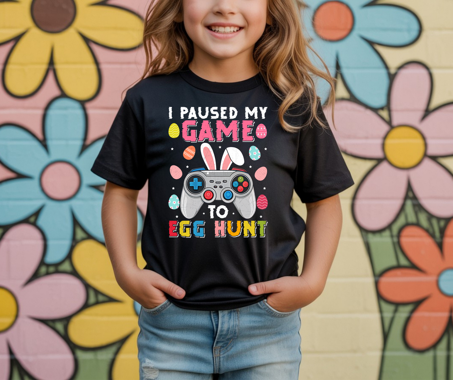 Easter I paused my game to egg hunt T shirt