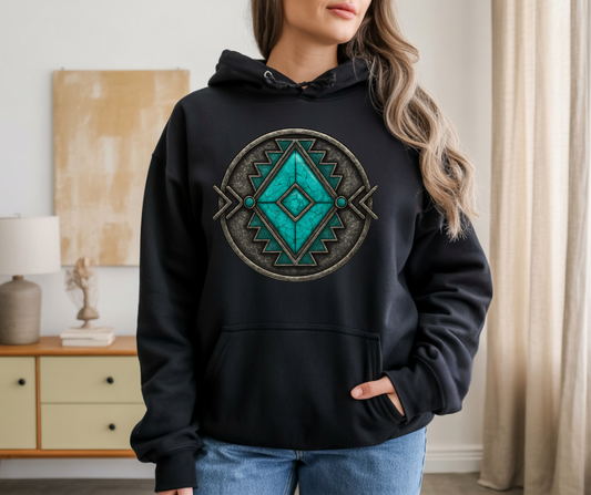 Western Aztec Hoodie