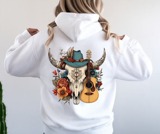 Bull skull Hoodie
