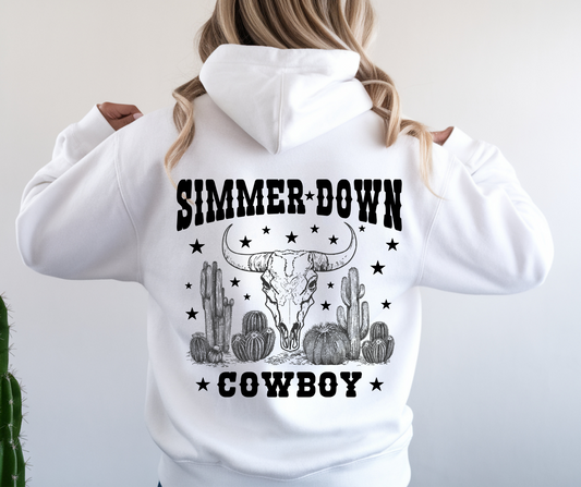 Simmer Down Cowboy Hoodie
