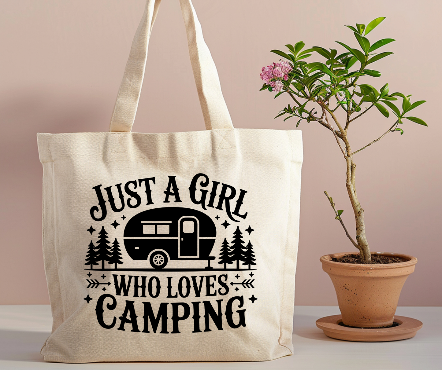 Just a girl who loves camping Tote Bag