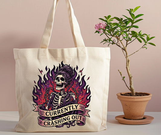 Currently crashing out Tote Bag