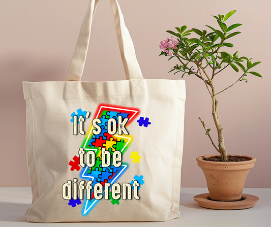 It's okay to be different Tote Bag