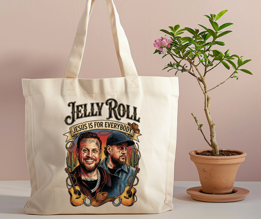 JR Jesus is for everyone Tote Bag