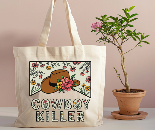 Cowboy Killer Tote Bag